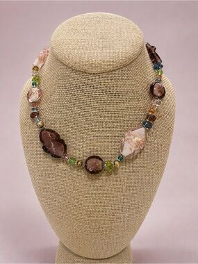Premiere Designs Lampwork Glass Necklace